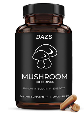 蘑菇胶囊Mushroom Capsules狮子鬃Dietary supplement 膳食补充剂