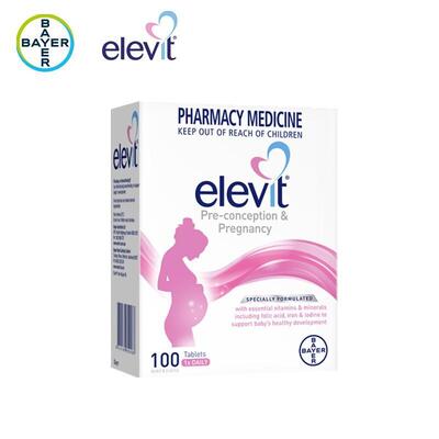 Elevit 复合维生素multivitamin叶酸备孕补钙补铁备孕 100粒