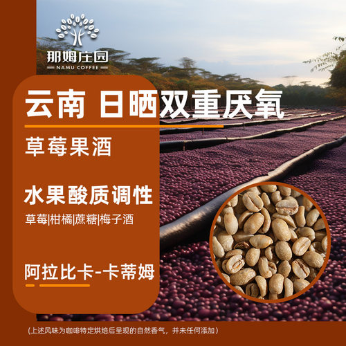 那姆草莓果酒双重厌氧咖啡生豆