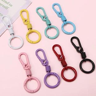 合金钥匙扣挂件钥匙圈弹簧扣手工箱包挂钩钥匙链