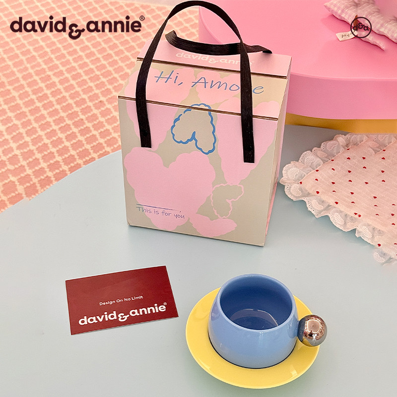 davidannie悬浮咖啡杯圣诞礼物
