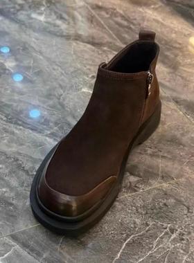 58300新品男士纯皮休闲舒适男鞋时尚帅气百搭轻奢高端范简约潮流