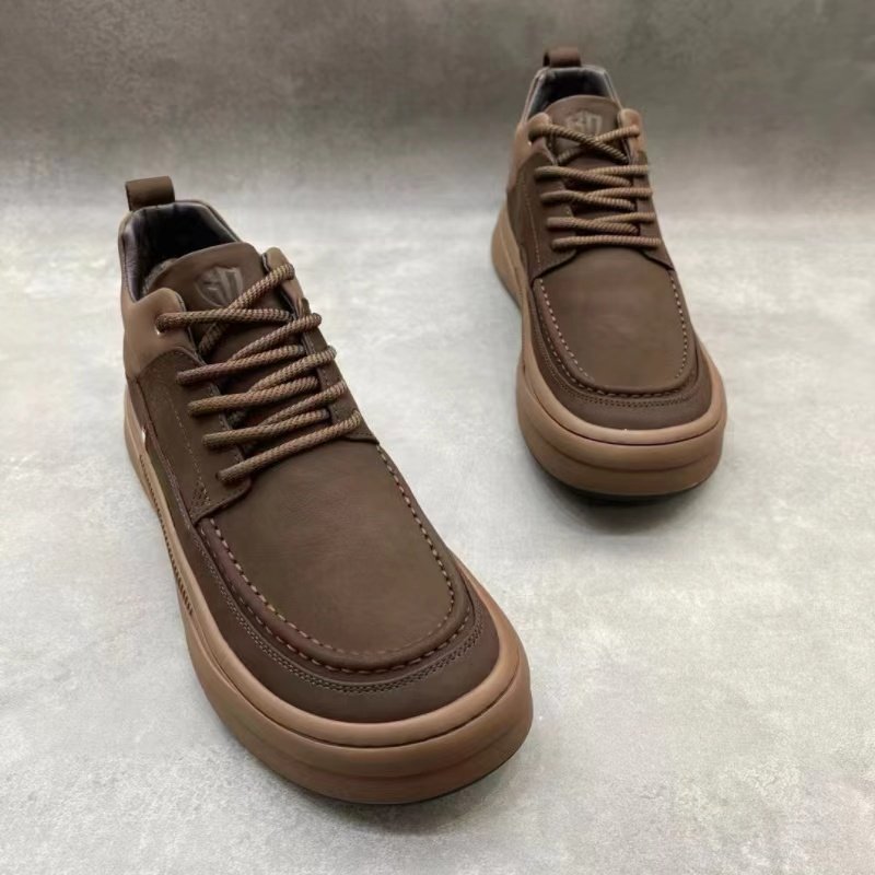 男士秋冬复古工装鞋真皮厚底休闲板鞋舒适潮流英伦耐磨欧洲站,流行男鞋,工装鞋,淘宝优惠券,粉丝福利购,淘宝优惠卷