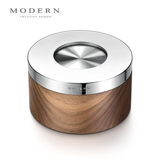 摩登MODERN轻奢创意个性潮流烟灰缸封闭式带盖防飞灰男礼品定制
