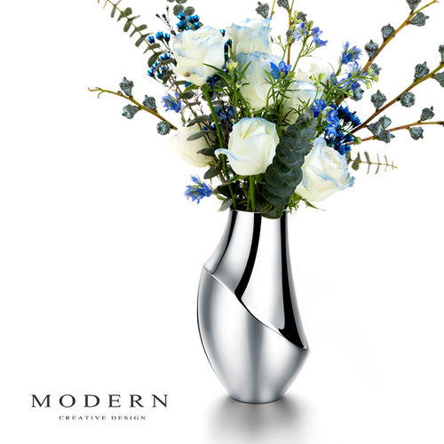 摩登MODERN不锈钢花瓶轻奢样板房