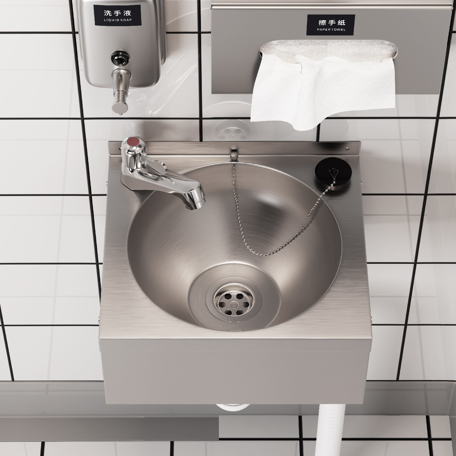 小户型房车移动厕所面盆304不锈钢洗手池小号挂墙式冷热水洗脸盆,家装主材,挂墙式洗脸盆,淘宝优惠券,粉丝福利购,淘宝优惠卷