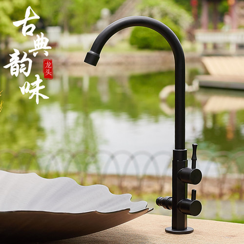 室外防冻裂洗手盆龙头大理石