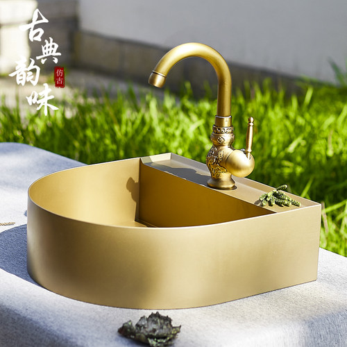 酒吧民宿艺术盆室外洗漱盆