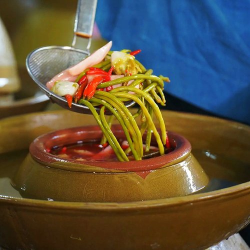 正宗四川泡菜酸豆角早餐开胃咸菜