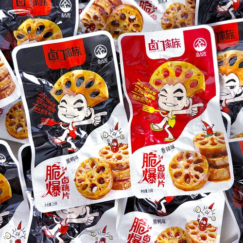 【脆藕】卤门家族麻酱黑鸭味藕片