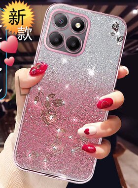 适用于畅玩60plus新款手机壳ALT一AN00硅胶保护套奢华女款5G全镜头包华为荣耀畅完60M透明软外壳网红高级感薄