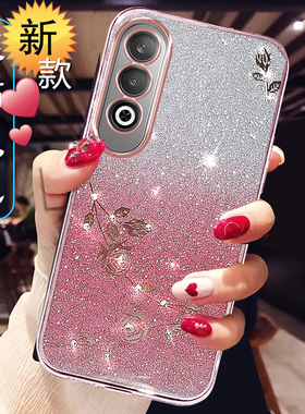 渐变闪钻一加ace3v手机壳新款1加aec3V硅胶保护套女PJF110镜头全包防摔oppo软外壳oneplusace透明网红高级感+
