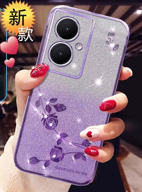 适用oppoA2手机壳女oppoA2pro保护硅胶套5G镜头全包PJB110防摔opop2pr0软壳PJG110透明镶钻opooa79时尚高级潮