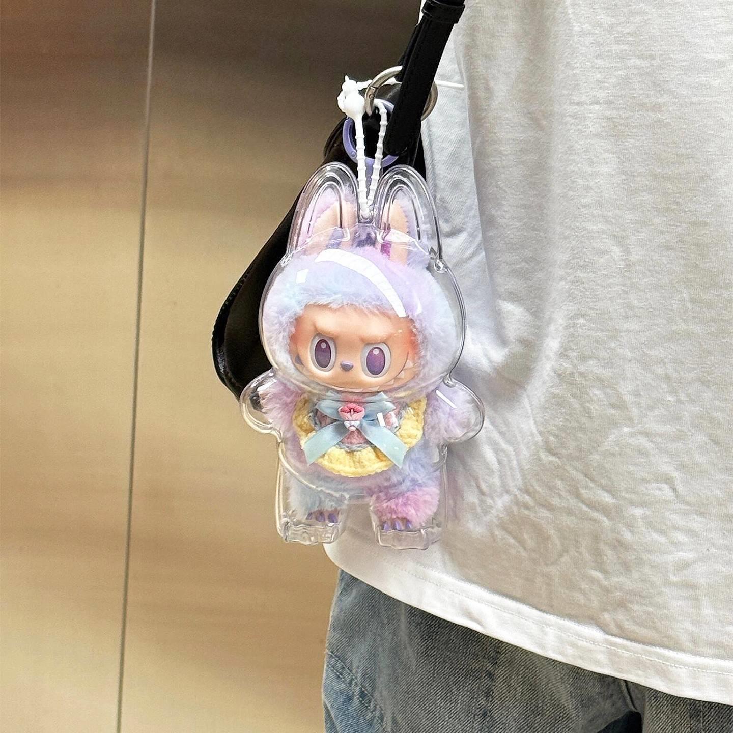 labubu娃衣官方正品拉布布配饰娃衣毛绒公仔衣服 一二三代可口可