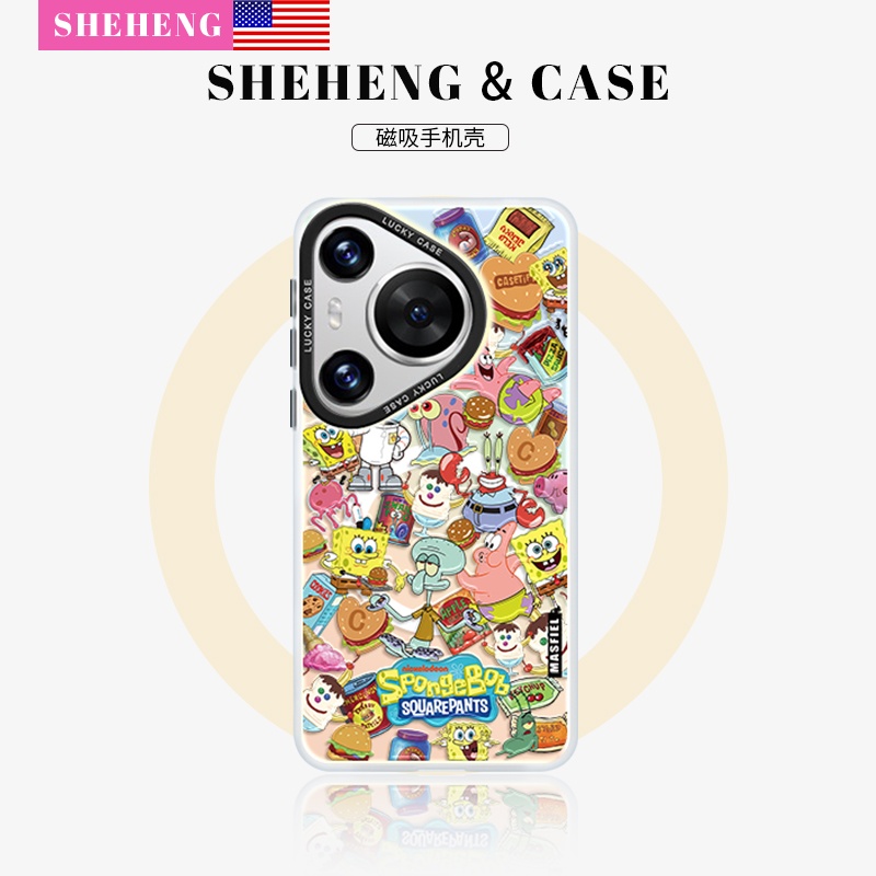 汉堡海绵纸适用华为手机壳带支架
