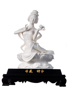 花神美女人物像雕塑艺术