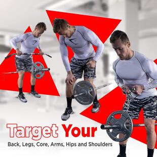 炮筒炮架地雷架杠铃爆发力核心力量硬拉划 辅助套筒连接套管配件