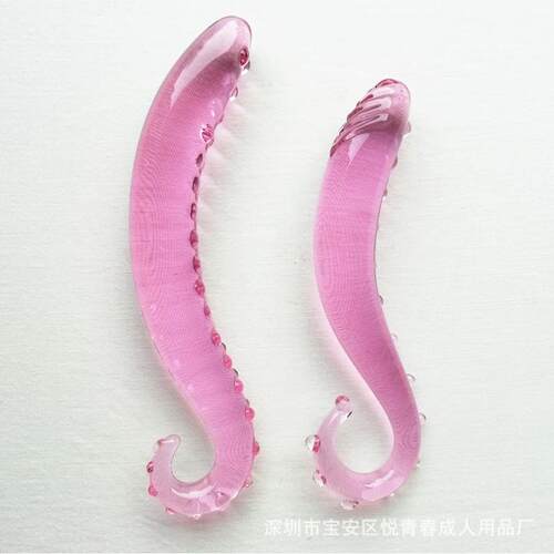 Glass-made femalemasturbation toy fake phallus adult product