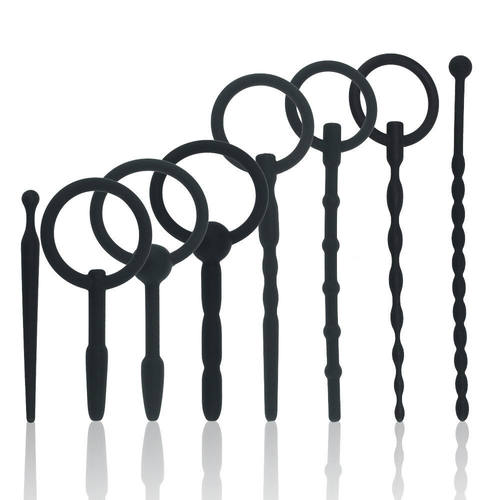 Male silicone urethral plug, horse eye stimulation, masturb