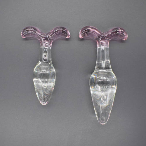 Glass dildo anal plug female masturbator simulation toy adu