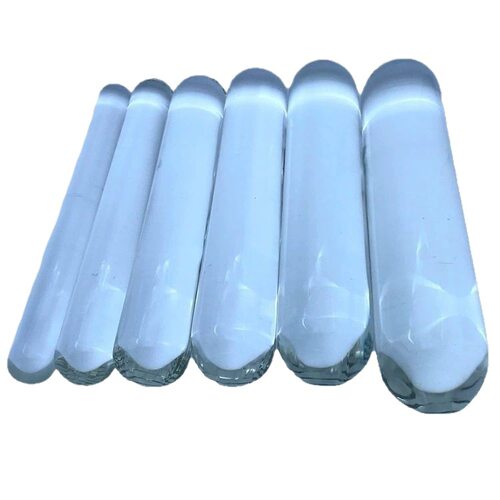 Straight rod 2.5-5cm glass crystal dildo, ice and fire rod,