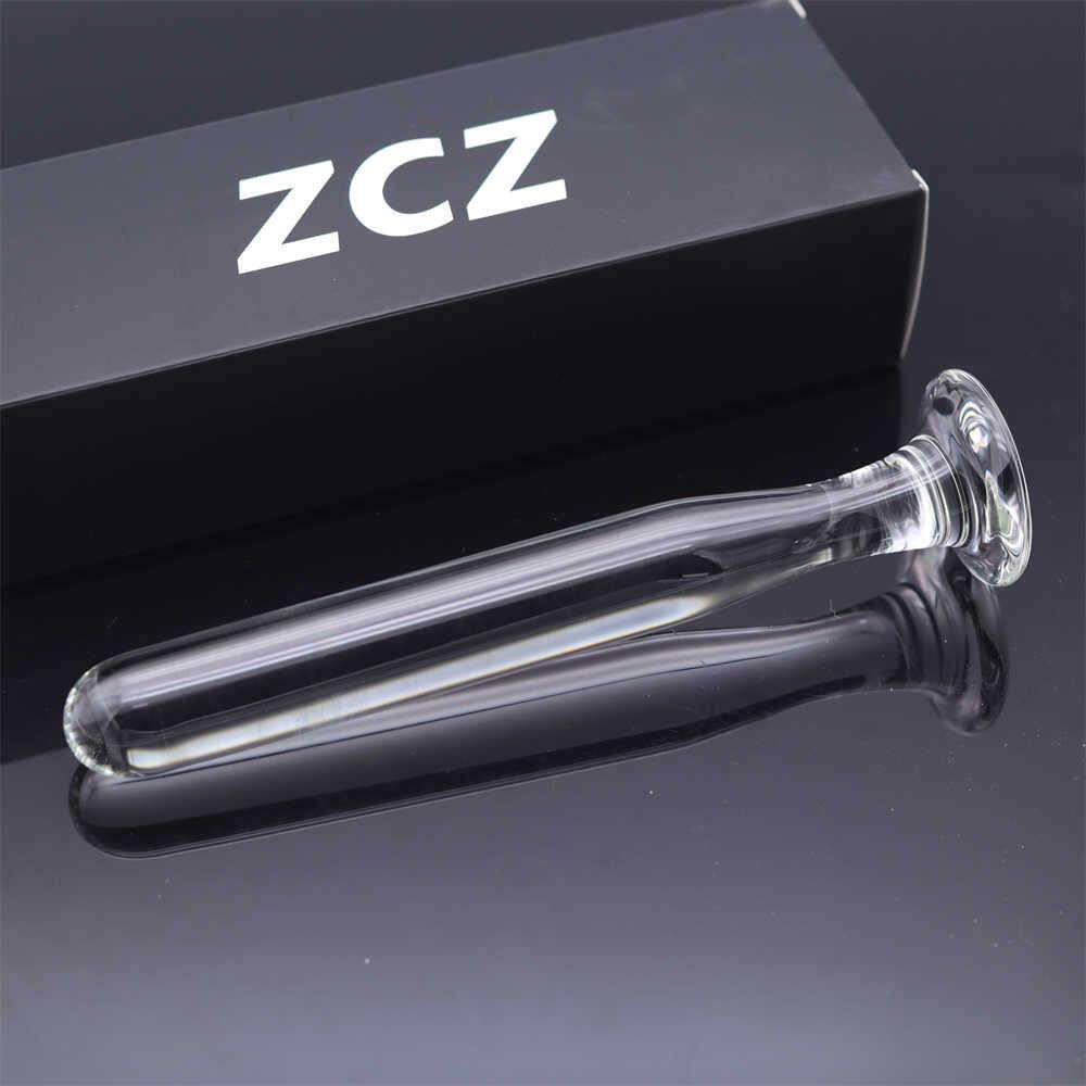 Glass-made femalemasturbation toy fake phallus adult product