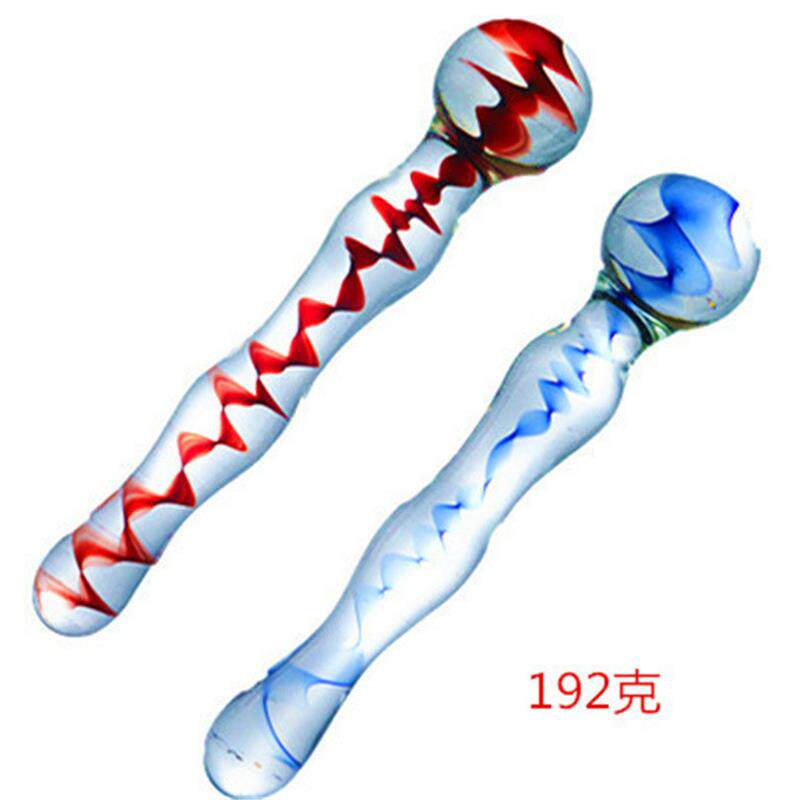 Glass-made femalemasturbation toy fake phallus adult product