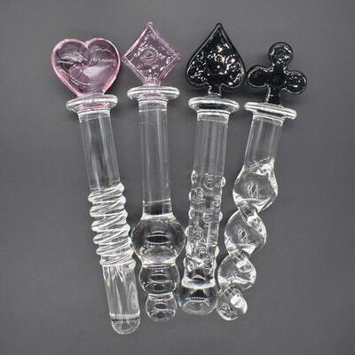 Glass-made femalemasturbation toy fake phallus adult product