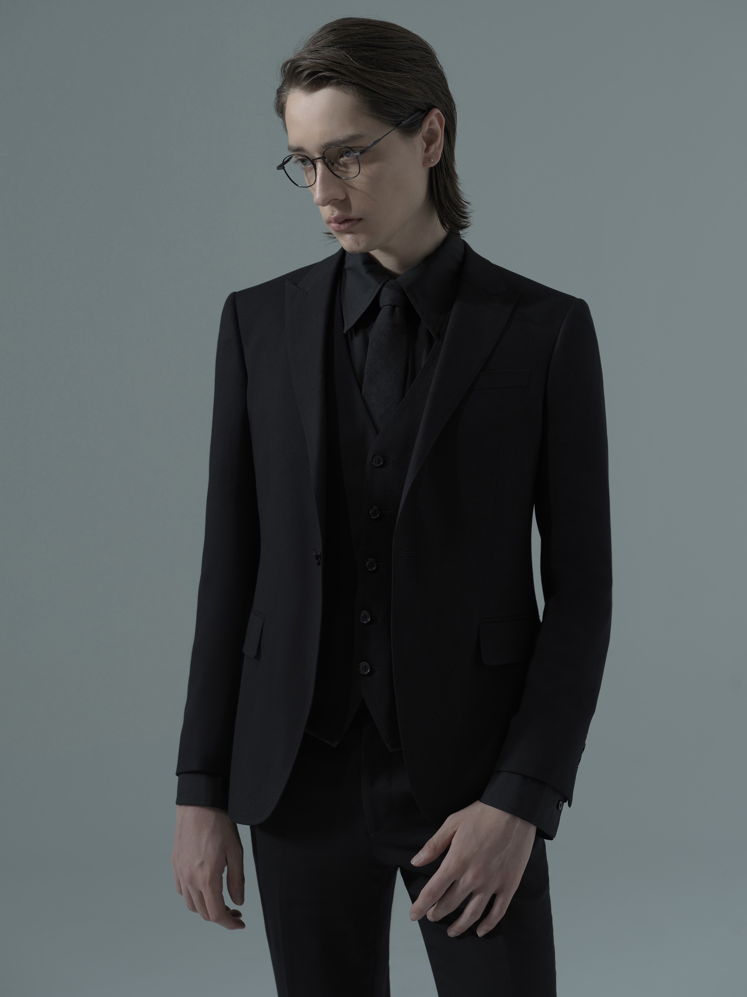 cipresso suit men's suit slim Korean style professional suit business formal wear high-end sense groom wedding dress