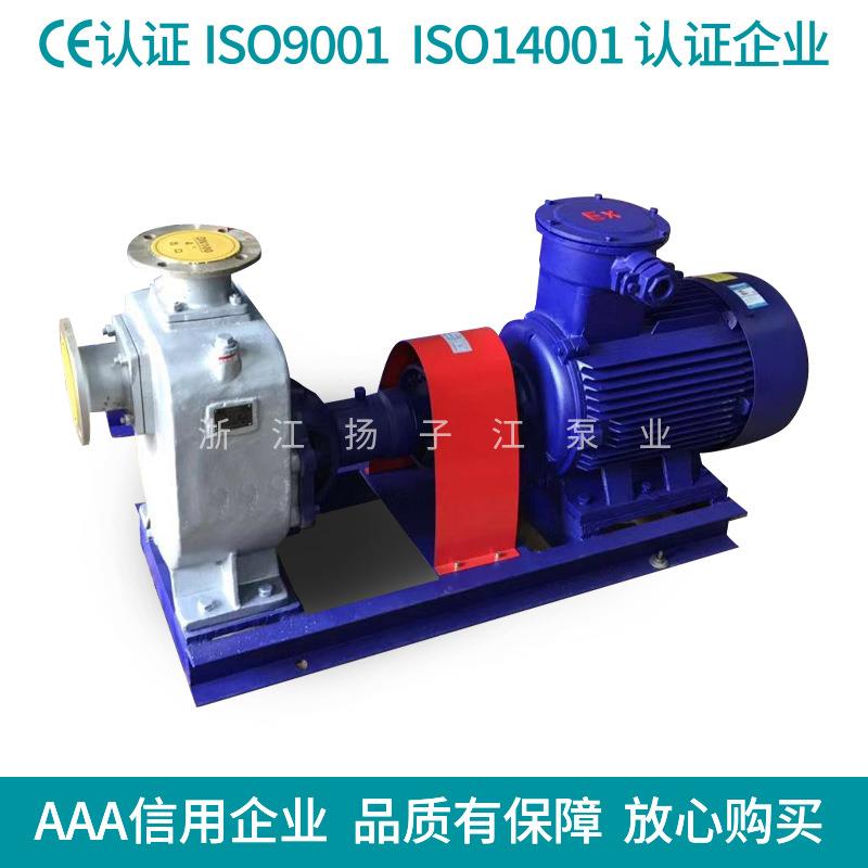 ZW卧式污水泵大流量直联离心泵工业三相大功率无堵塞自吸排污泵铸