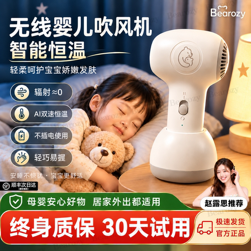 【碾压老款】婴幼静音恒温吹暖风