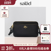 Pocket SaladSmall Multi 肩袋多口袋单肩包尼龙斜挎包日常百搭