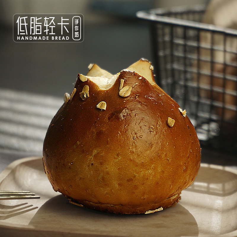 碱水面包无糖无油低脂代餐