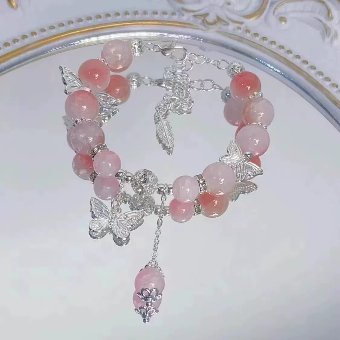 Летний браслет из стекляруса, аксессуар, для любимого человека