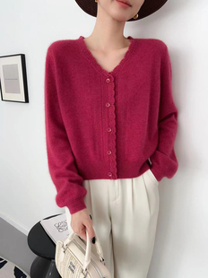 正品双鹿2025女秋冬季时尚舒适柔软贴身穿年轻短装羊绒