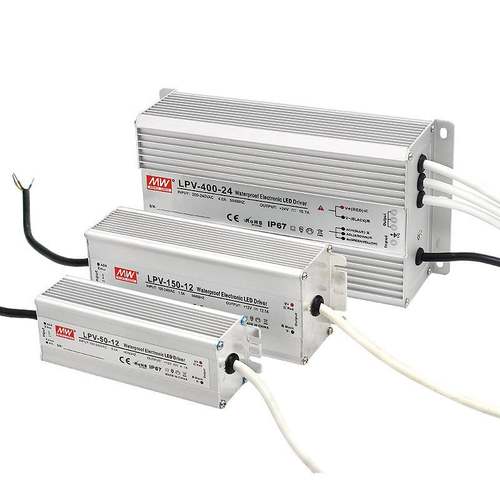 Mean Well IP67防水开关电源220至12V24V36V45V48V直流变压器350W