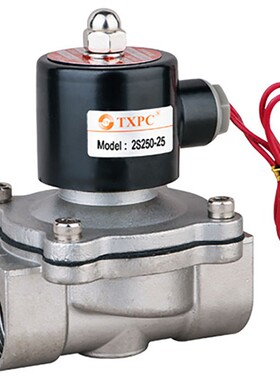 TXPC 天鑫 304 2S250-25 DC24V AC220V 1寸，水阀电磁阀气阀