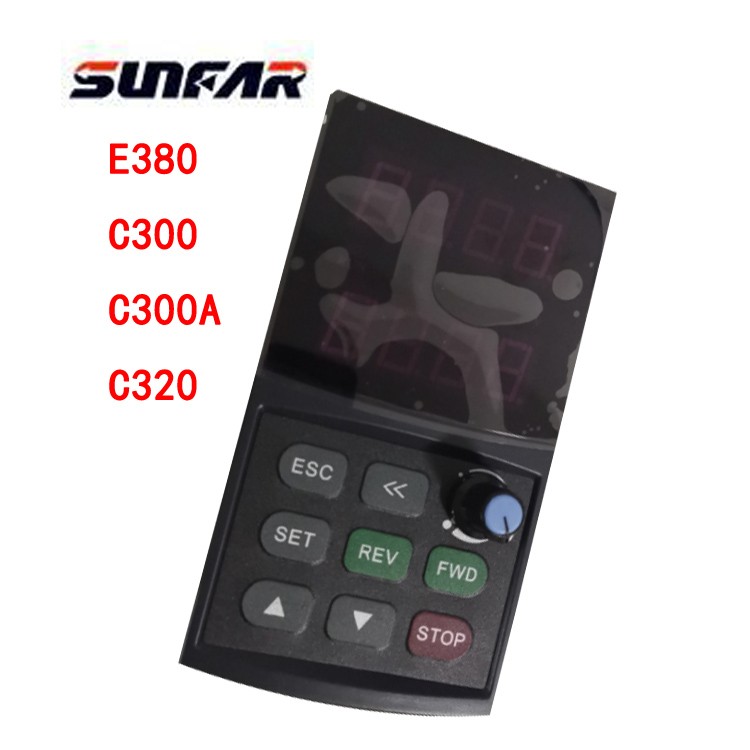 SUNFAR四方变频器 E380,C300,C300A/C320变频器面板 器操作显示器