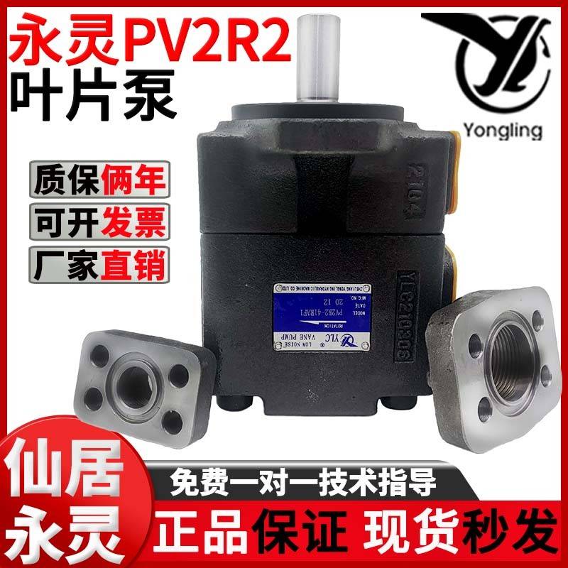 仙居永灵液压叶片泵PV2R2-26/41/47/53/65油泵配件大全液压泵总成