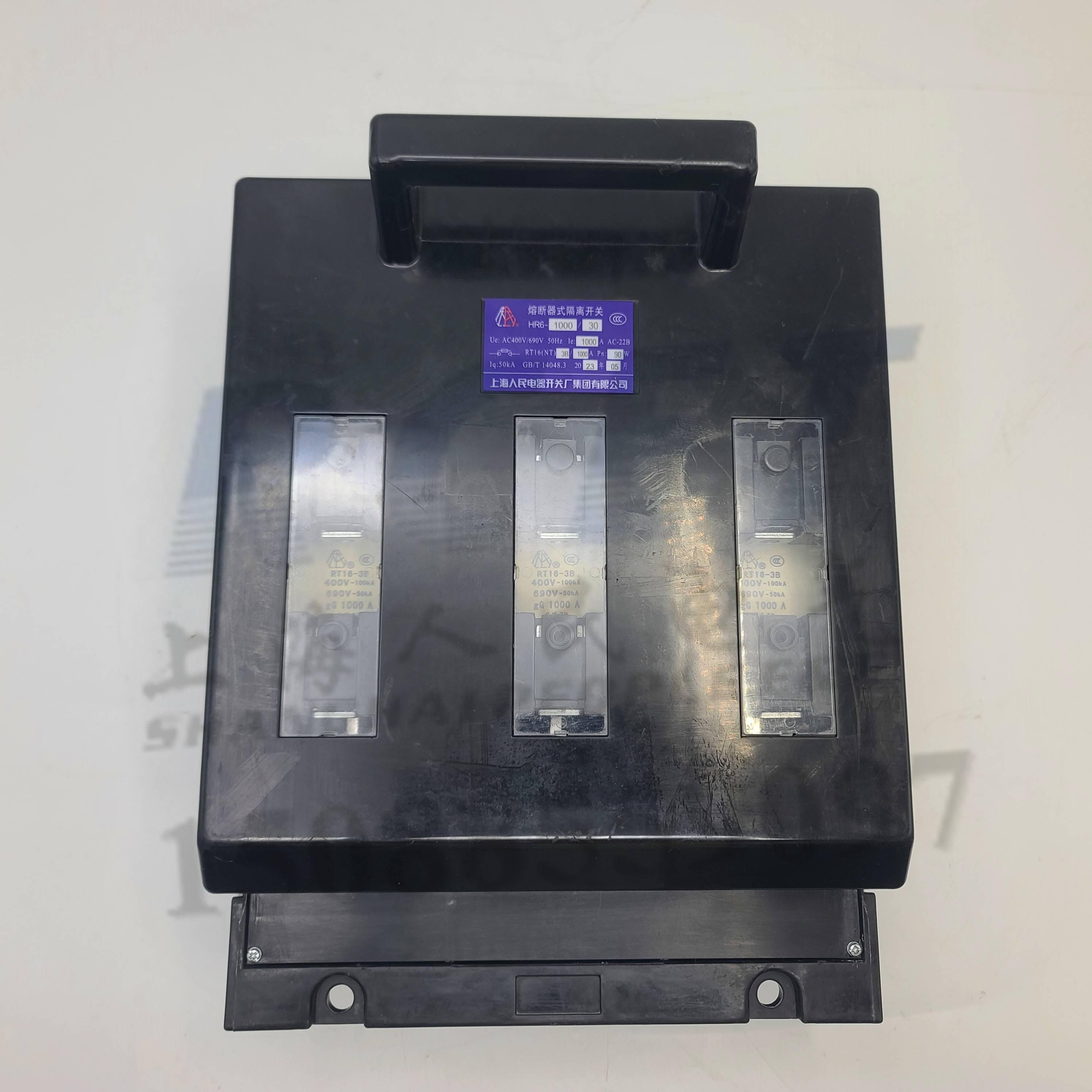 上海人民电气HR6 1000/310 1000A熔断器式隔离开 关总闸厚紫铜柜