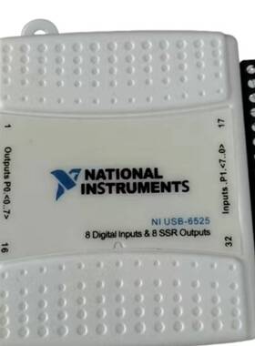 全新NI USB-6525固态继电器8路隔离式数字I/O设备779640-01采集卡
