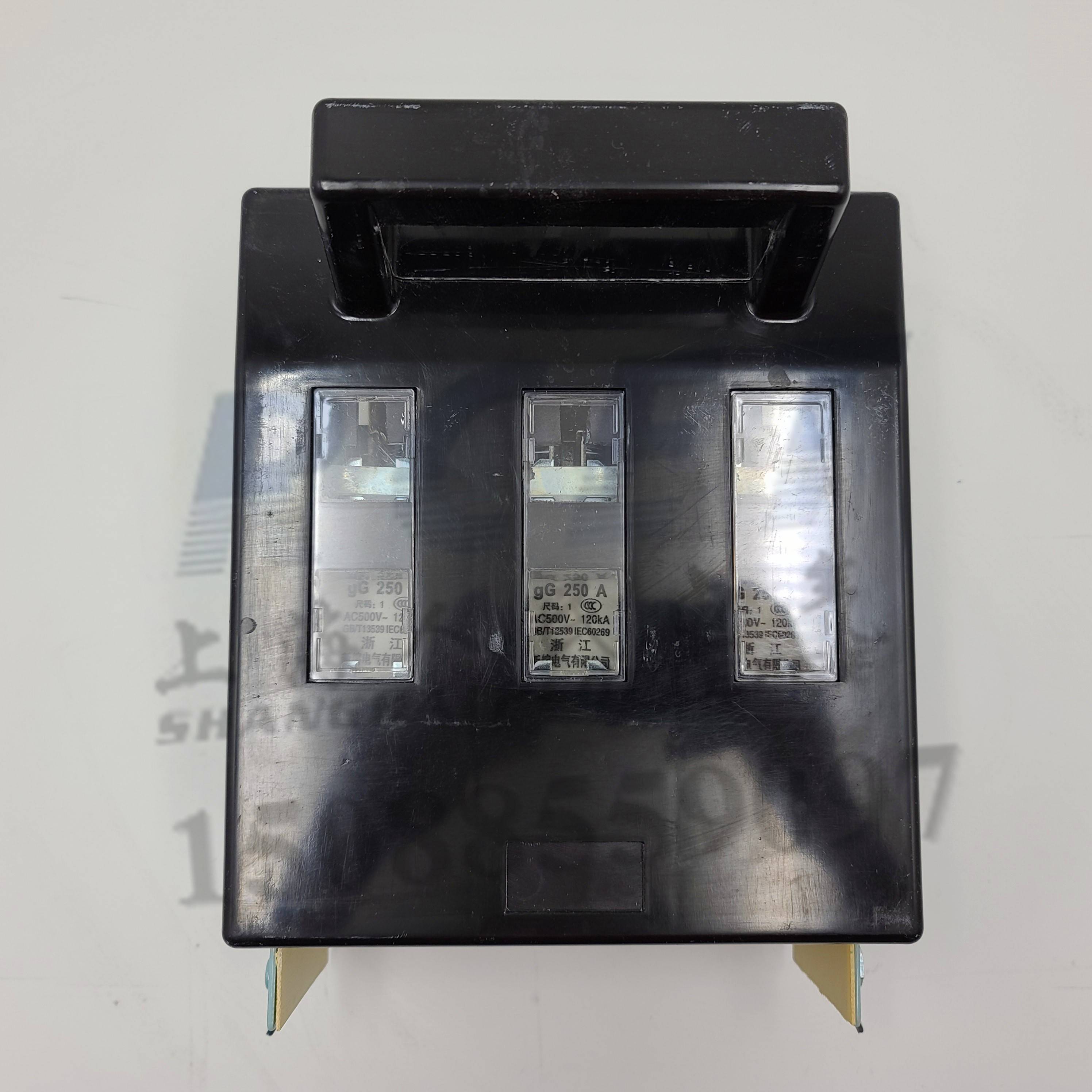 上海人民HR5-200A/3/30 250A/3/30熔断器式隔离开关含铜芯黄紫铜