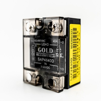 GOLD固态继电器固特SSR 单相SAP4840D直流控交流 40A认证UL 3C