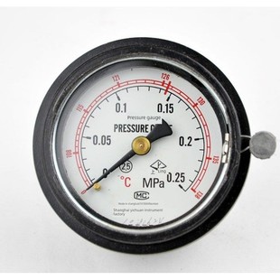 宜川Y-60Z 轴向 双刻度 压力表 138摄氏度 0.25MPa