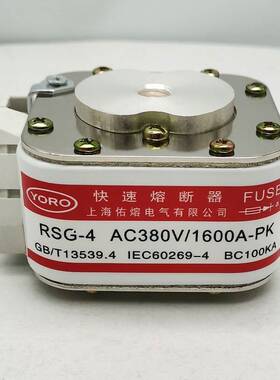 快速熔断器RSG-4 1400A 1500A 1600A 1800A 2000A-PK 500V/660V