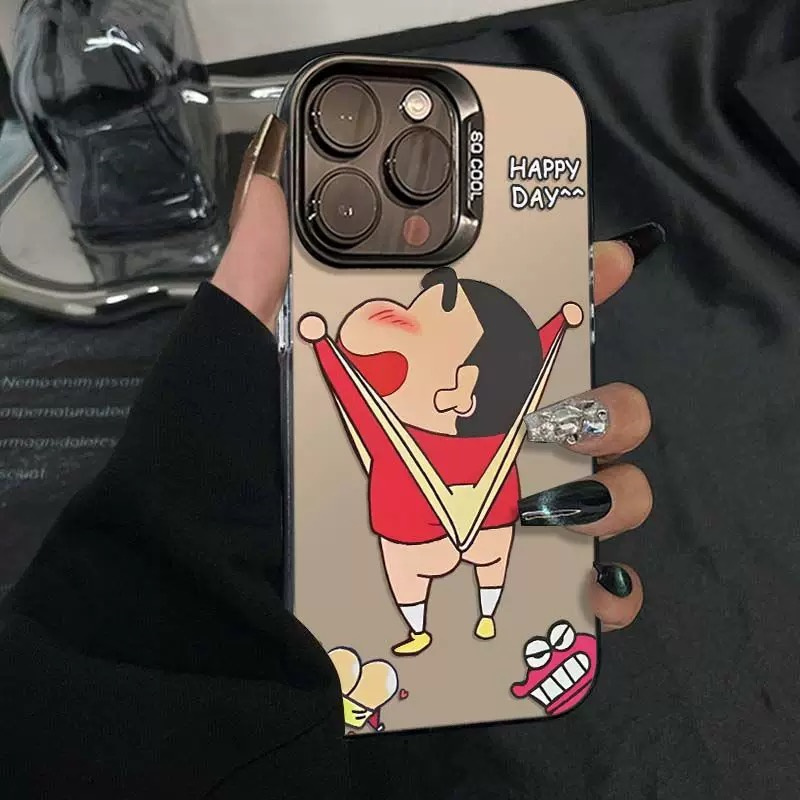 卡通可爱扯内裤小新手机壳