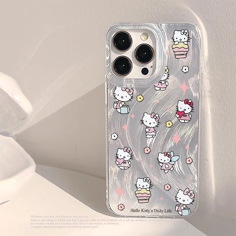 卡通可爱羽纱kitty猫手机壳