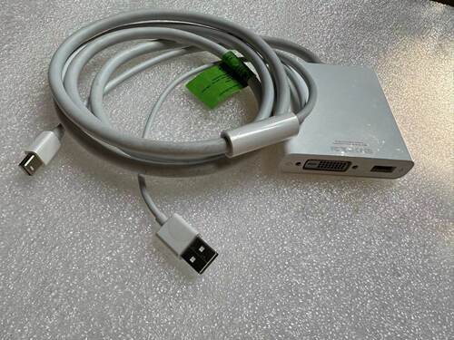 Apple/苹果A1306 Minidp to Dual-Link DVI 主动式 双通道线缆