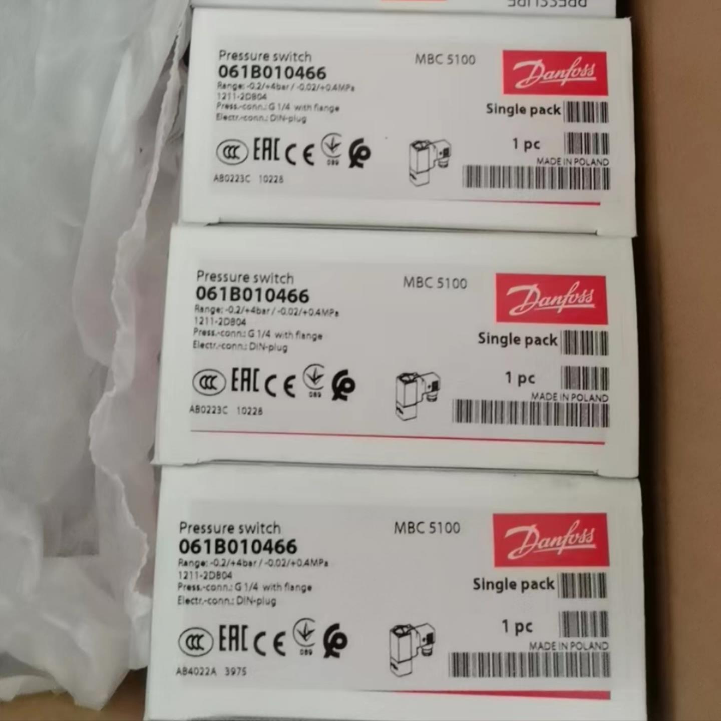 隆兴丹佛斯压力开关061B010466全新原厂件现货包邮议价*