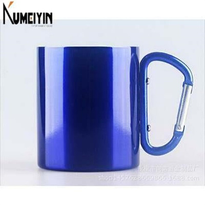 Stainless steel mug with lock climbing cup camping portable